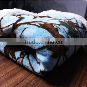 European Wholesale Knitting Fleece Fabric Cheap Wholesale Blankets thumbnail-2