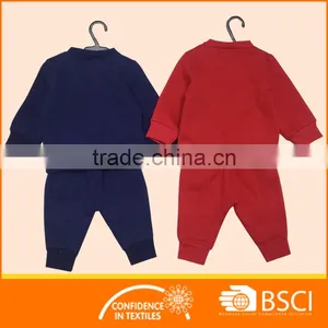 Wholesale Autumn Baby Infants Outfit Fleece Clothing Sets thumbnail-2