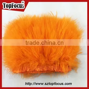 Costume Designing or Dress With Trimming Blue Ribbon Turkey Marabou Feather thumbnail-3