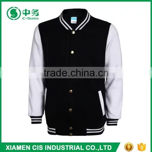 New Product Multi Color Sailor Collar 4XL Plus Size Mens Plain Varsity Jacket thumbnail-6