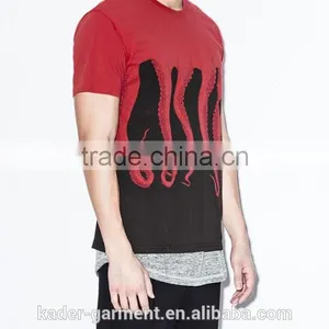Octopus Sublimation T Shirt Customize 100% Polyester Sublimation T Shirts thumbnail-4