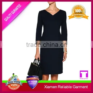 Fashion Office Lady Dress 2015 Free Prom Dress, Summer Latest Dress Designs for Ladies thumbnail-2