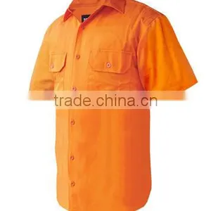 Cheap Wholesale Custom Breathable Easy Wash Cotton Work Uniform Shirts thumbnail-6