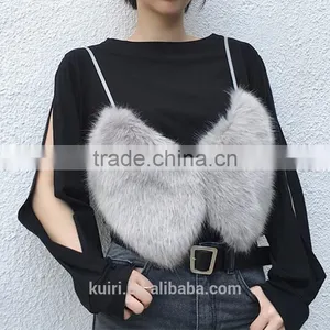 Heart Love Faux Fur Jacket For Women Fashion Love Imitation Waistcoat Winter Warm Furry Jacket Gilet Veste Fpc-462 thumbnail-1