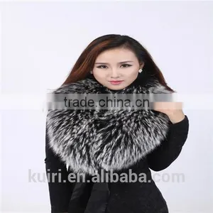 Wholesale Fall Winter Fashion Style Luxury Vintage Large Size Faux Fox Fur Collar/scraf thumbnail-4