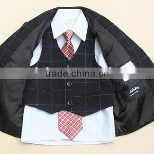 New Style Tie Box Pattern Factory Low Price High Quality Boy Suit thumbnail-2