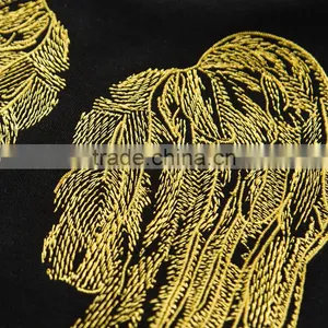 Shij 2017 Father and Son Tee Exquisite Embroidery Angel Wings T Shirt Spandex thumbnail-6