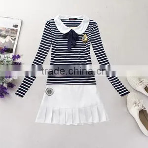 2016 OEM Design New Style Kids Fashion Clothes School Uniforms in Gungzhou China Wholesale thumbnail-2