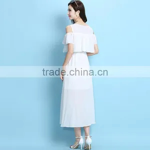 More Colors To Choice Off The Shoulder Woman One-Piece Dress thumbnail-3