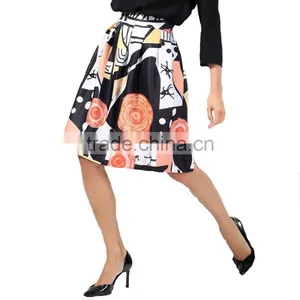 New Fashion School Girl Mini Skirt Rubber Korean Printed Skirts thumbnail-1