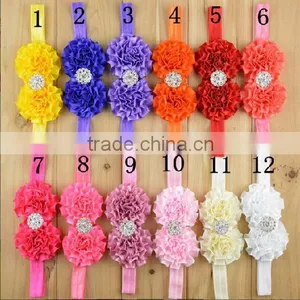 2016 Burst Satin Ribbon Floral With Children's Christmas Headdress 26-color Spot thumbnail-1