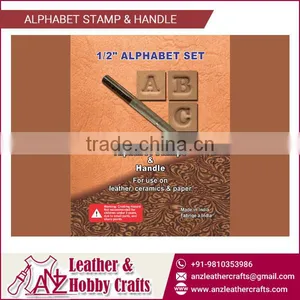 Non Corrosive Alphabet Set of Stamps for Leather thumbnail-1