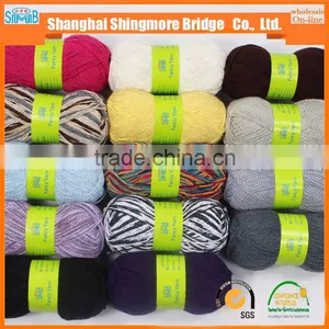 China Fantasy Yarn Supplier Shingmore Bridge Cheap Selling Good Quality 100 Polyester tt Wave Yarn for Hand Knitting thumbnail-4