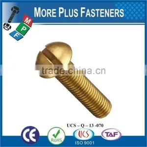 Made in Taiwan Brass Material Contact Screw Machine Screw Tapping Screw thumbnail-4