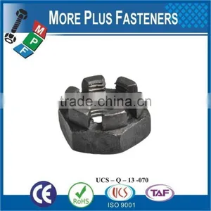 Made in Taiwan DIN 937 Low Castellated Nut DIN 937 thumbnail-6