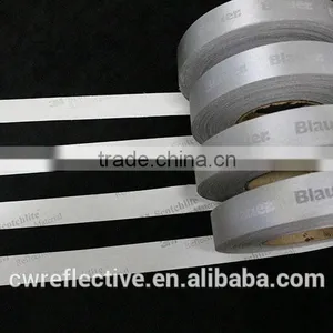 Custom 1.5cm Silver Double Sided Reflective Elastic Tape for Infant Clothing thumbnail-3