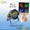 PL-3 36pcs 1/3W Cast Aluminum Red &Green&Blue Led Par Can Light thumbnail-1