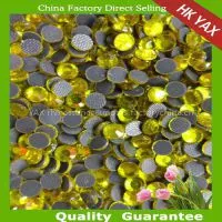 Lead Free Hot Fix Beads Citrine Color YX1009 thumbnail-1