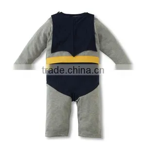 2016 Cartoon Superman Cotton Baby Boy Romper thumbnail-5