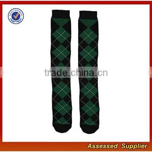 Wholesale Best Quality Customized School Uniform Socks JH70 thumbnail-1