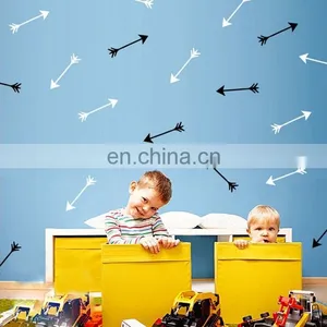 Ins Style Funny Arrow Shape Vinyl Wall Sticker Children Room Home Decoration Mural Roon Decal thumbnail-2