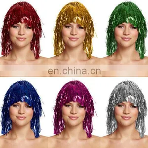 Tinsel Wig 6 Colors Fancy Dress Costume Party Wig FW2164 thumbnail-1