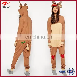 Chritmas Gift Winter Funny Animal Onesie, Adult Casual Onesie thumbnail-1
