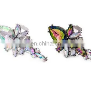 Vintage Bohemia Large Crystal Stone Big Ring Colorful Russian Indian Ring Women Exaggerated Decorate Party Jewelry thumbnail-5