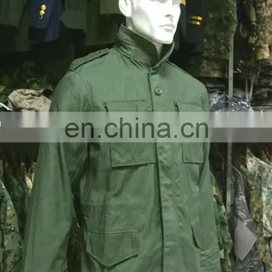 Customized Olive Green Camo Tactical M65 Field Jacket for Army for Men thumbnail-3
