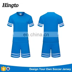 2017 Soccer Wear Top Thai Dry Fit Cheap Custom Sublimation Training Soccer Uniform Jersey Shirts Sets for Teams Bulk Wholesale thumbnail-1