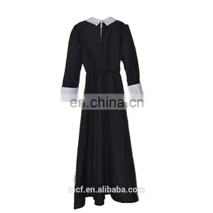 MCH-2369 Wholesale Halloween Costume Anime Cosplay Costume Waitress Uniform Lady Black Sexy Skirt Lolita Maid Dress Fancy Dress thumbnail-2