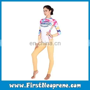 Colorful Dyeing Power Wholesale Breathe Women's Rash Guards thumbnail-5