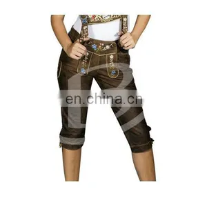 German Bavarian Oktoberfest Trachten Women Kniebundhosen,Traditional Garments. thumbnail-1