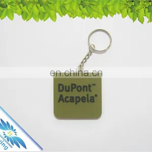 Customzied Shape Pvc Keychain/ Silicone Keychain With Company Slogan thumbnail-1