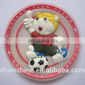 Soft PVC Fashion Cup Mat / Pvc Coaster thumbnail-3
