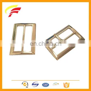 Zinc Alloy Square H Shape Metal Tri-glide Adjustable Pin Buckle for Bag Belt and Coat thumbnail-1