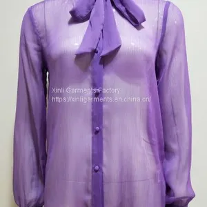 Silk Wrinkled Shirt SM016 thumbnail-1