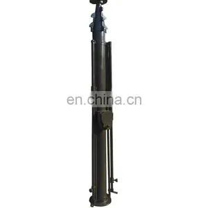 6m Steel Tripod Manual Telescopic Mast for CCTV Camera thumbnail-2