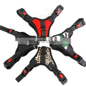 Hot Selling Dog Harness Adjustable Pet Vest Harnesses With Handle Safety Dog Chest Strap thumbnail-1