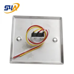 S4A Mini Mushroom Stainless Steel Exit Button EB-50 Switch for Door Access Controller thumbnail-1