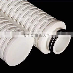 10"/20" 0.1micron Polyethersulfone (PES)Membrane Pleated Cartridge Filter for Drink thumbnail-1