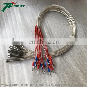 High Quality Products Thermocouple Element in Pt100 Type Temperature Sensor in Probe and Spring Lead thumbnail-5