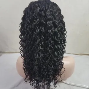KHH Deep Curly Wave Lace Front Wigs With Baby Hair,Glueless Cuticle Aligned Peruvian Human Hair Wigs Sample for Black Women thumbnail-1