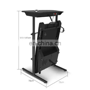 A Thin Motorized Use Multi-function Flat DC Motor Body Strong Foldable Electric Walking Desk Treadmill Commercial Fitness thumbnail-4