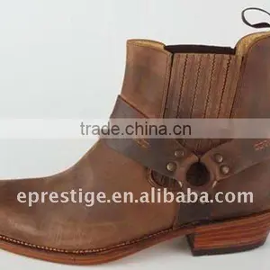 Leather Motorcycle Boot thumbnail-1