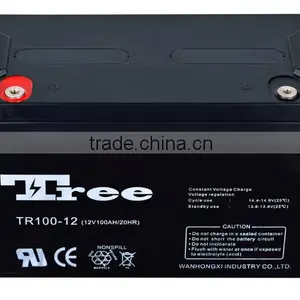 Free Maintenance Rechargeable Lead Acid Solar Battery 12v 100ah Deep Cycle Battery thumbnail-4