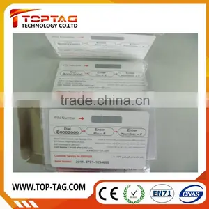 CR80 Standard Pvc Scratch Code Recharge Cards thumbnail-3