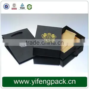 Custom Black Cardboard Boxes Packaging Wholesale Jewelry Paper Gift Box thumbnail-1
