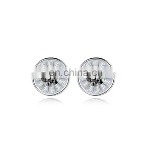 Factory Offers 925 Sterling Silver Jewelry Evil Turkish Blue cz Devil Eye Stud Earrings for Women thumbnail-1