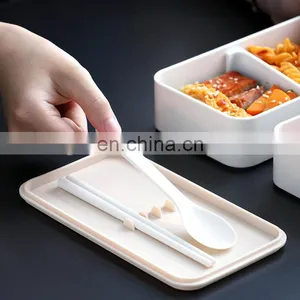 Sustainable Classic High Quality Food Grade Square Recycled Kids Plastic Lunch Box thumbnail-3